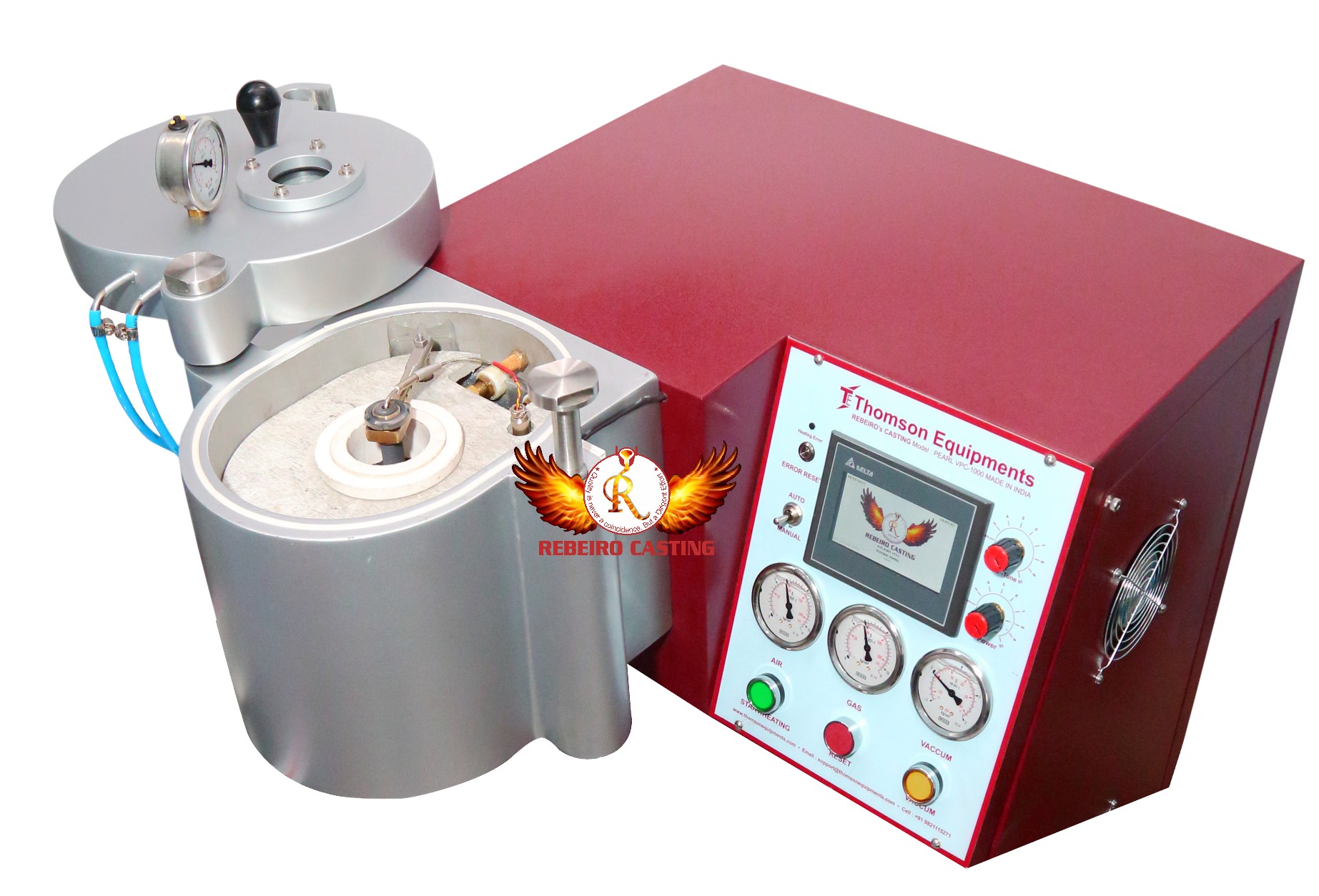 VACCUM INDUCTION TURBO-PRESSURE CASTING MACHINE