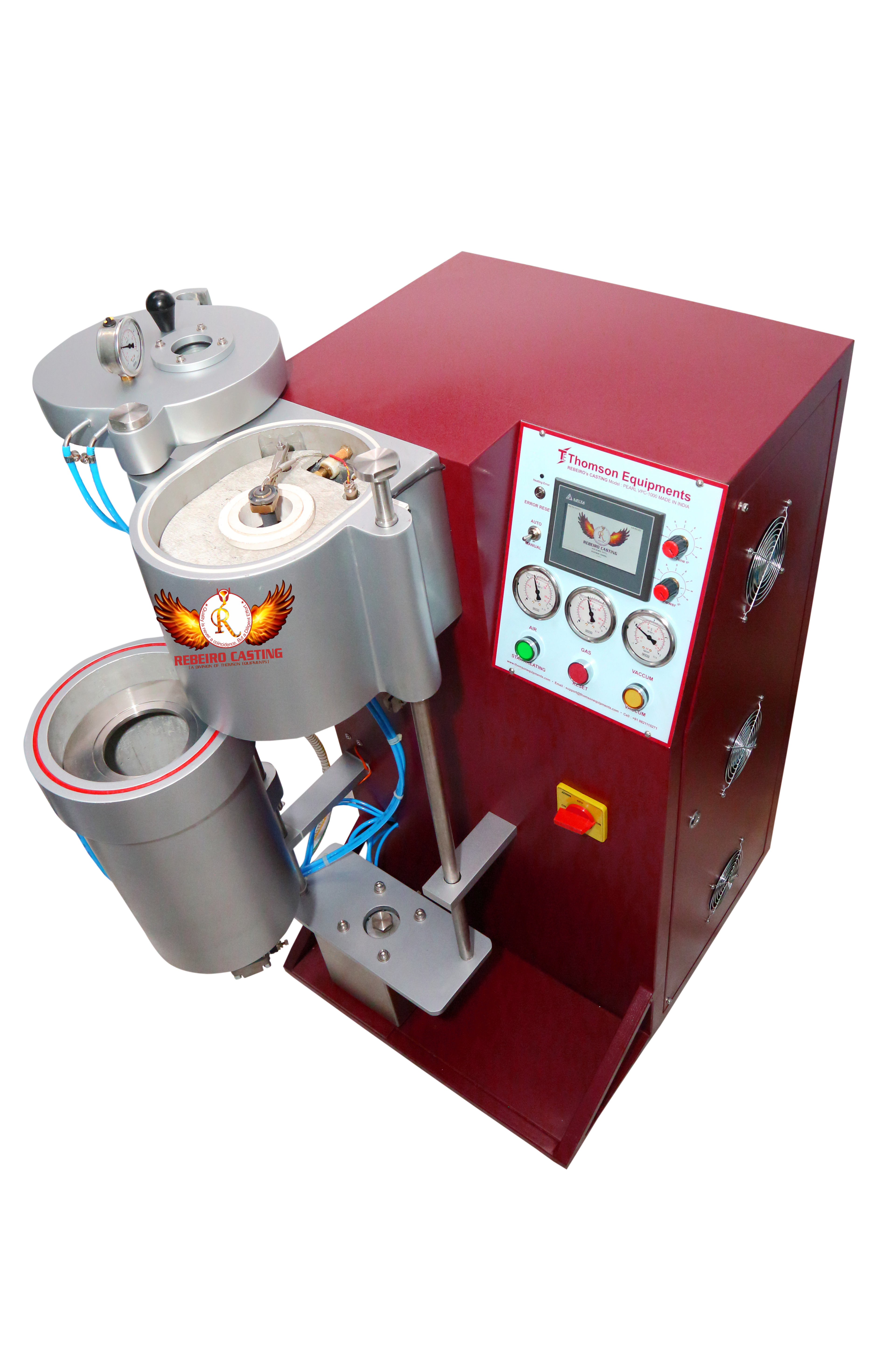 VACCUM INDUCTION TURBO-PRESSURE CASTING MACHINE